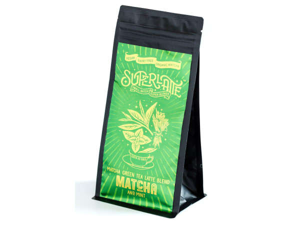 Superlatte Matcha Green Tea & Mint Latte Blend, 200g - SL200MM