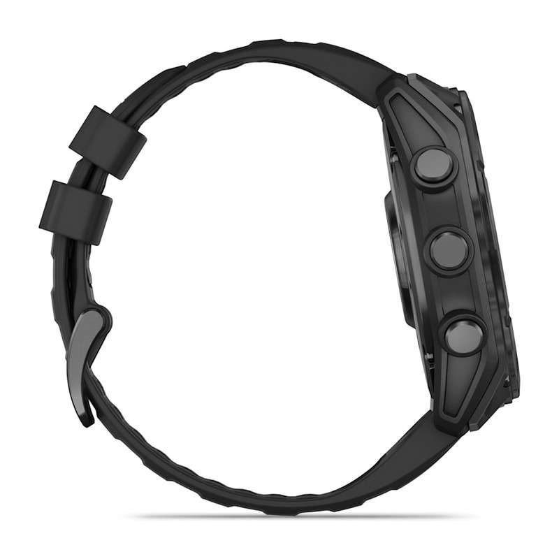 Garmin Fenix 8 (51mm, AMOLED) - Slate Gray with Black Silicone Band