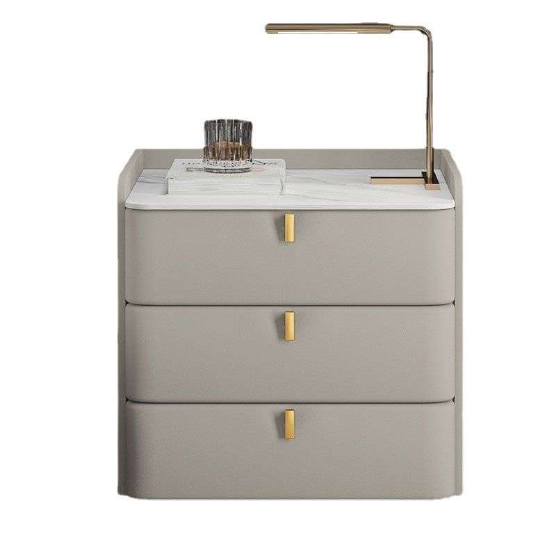 Bedside Table with 3 Drawers