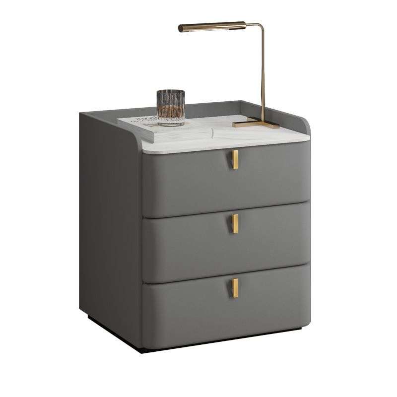 Bedside Table with 3 Drawers