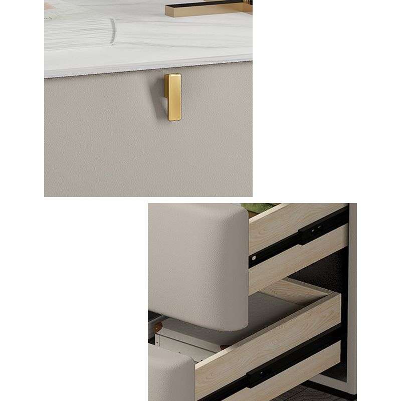 Bedside Table with 3 Drawers