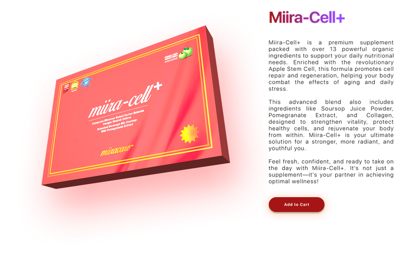 Miiracell Plus 24day Stem Cell Therapy