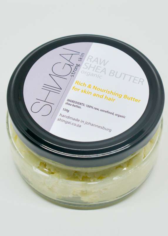 SHINGAI - 100% Raw Organic Shea Butter 150g / 200ml