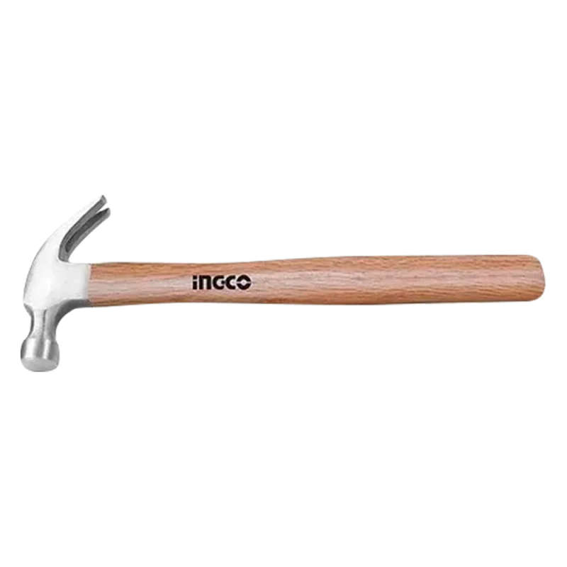 CLAW HAMMER WOOD HANDLE 450G