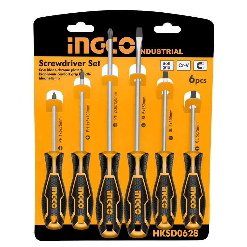 SCREWDRIVER SET (6 PIECE) (INDUSTRIAL)