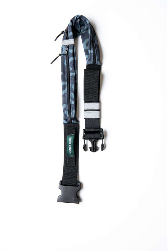 Skinny belt - Popcorn Grey and Black