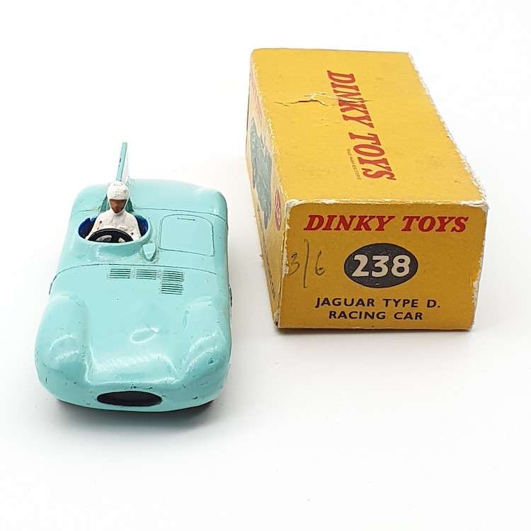 Jaguar Type D Racing Car Dinky Toy with box