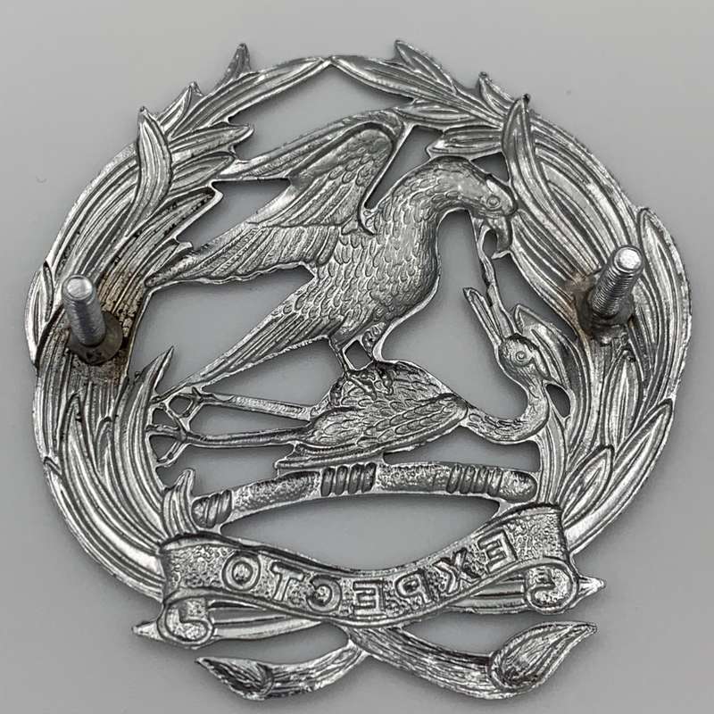 First City Regt Chrome Tom O'Shanters Badge