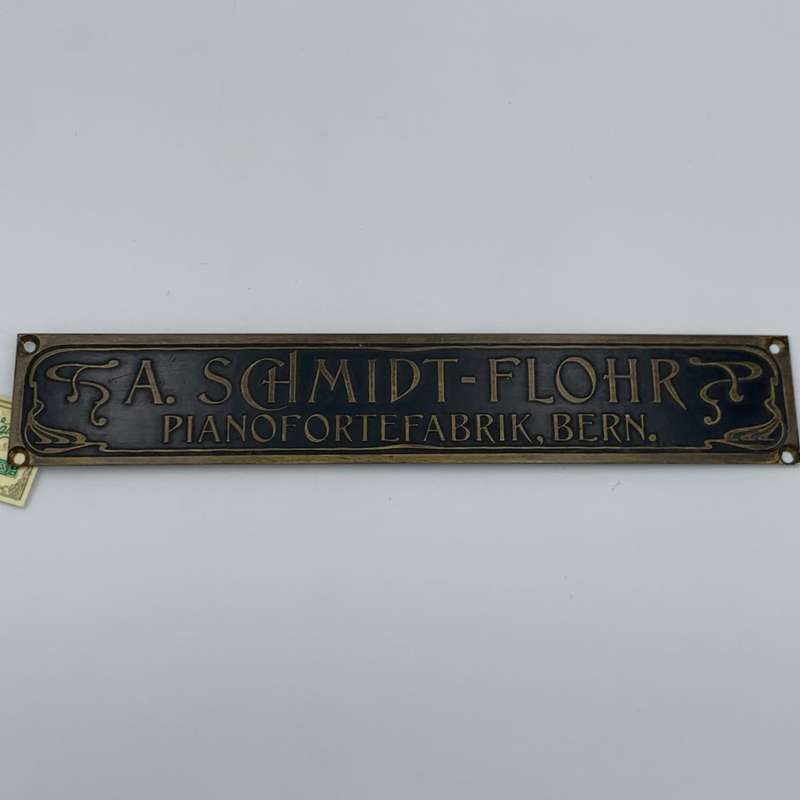 A.Schmidt-Flohr Plaque