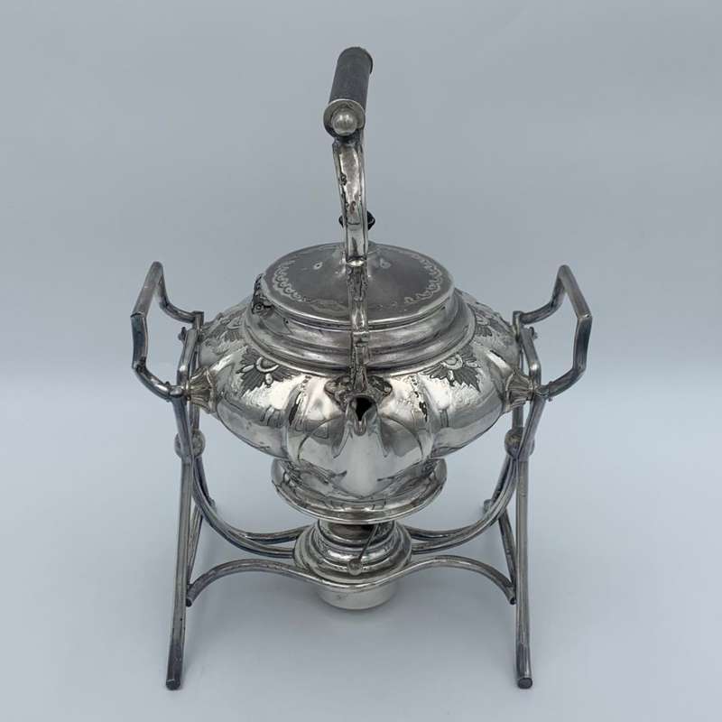 Tea Kettle on Stand with Burner