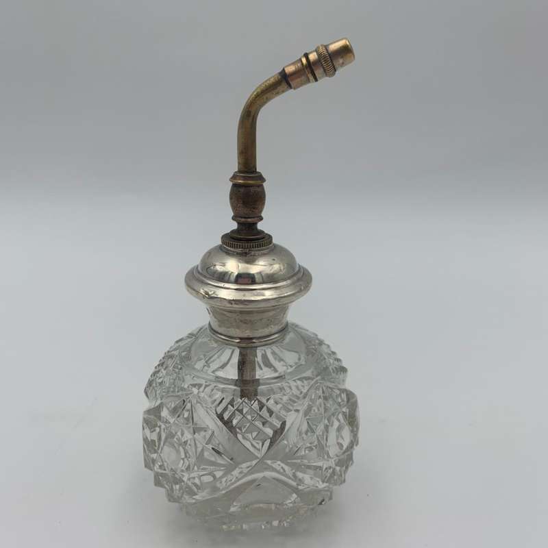 Antique Perfume Bottle with Pump Action