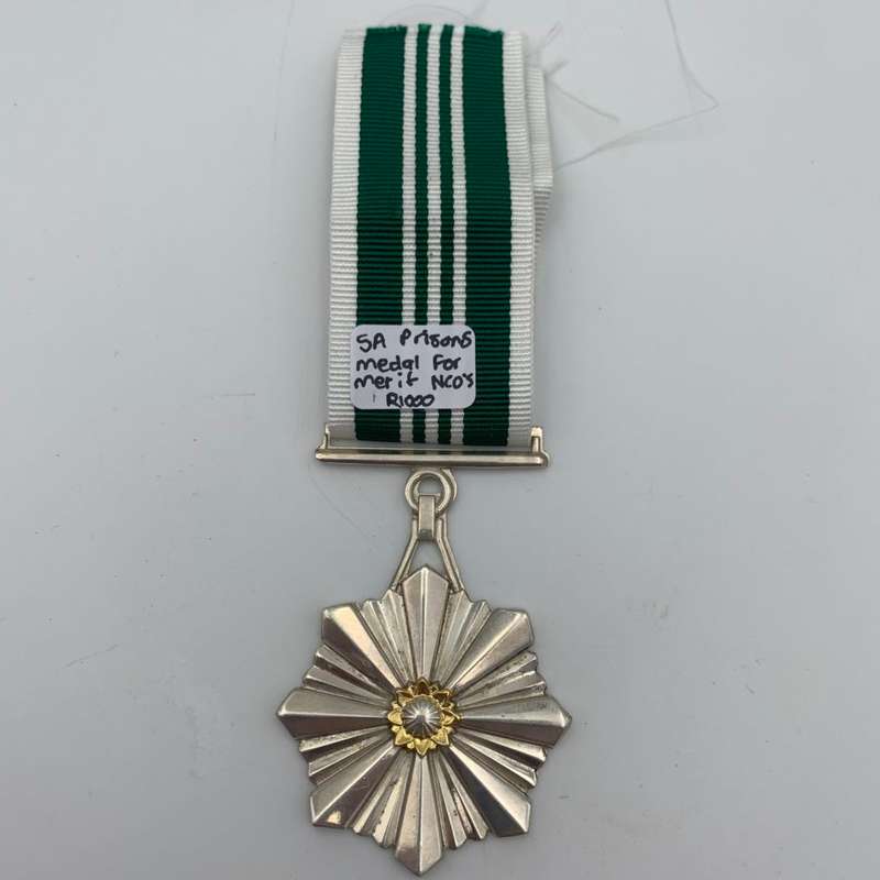 Sa Prisons Medal For Merit NCO's