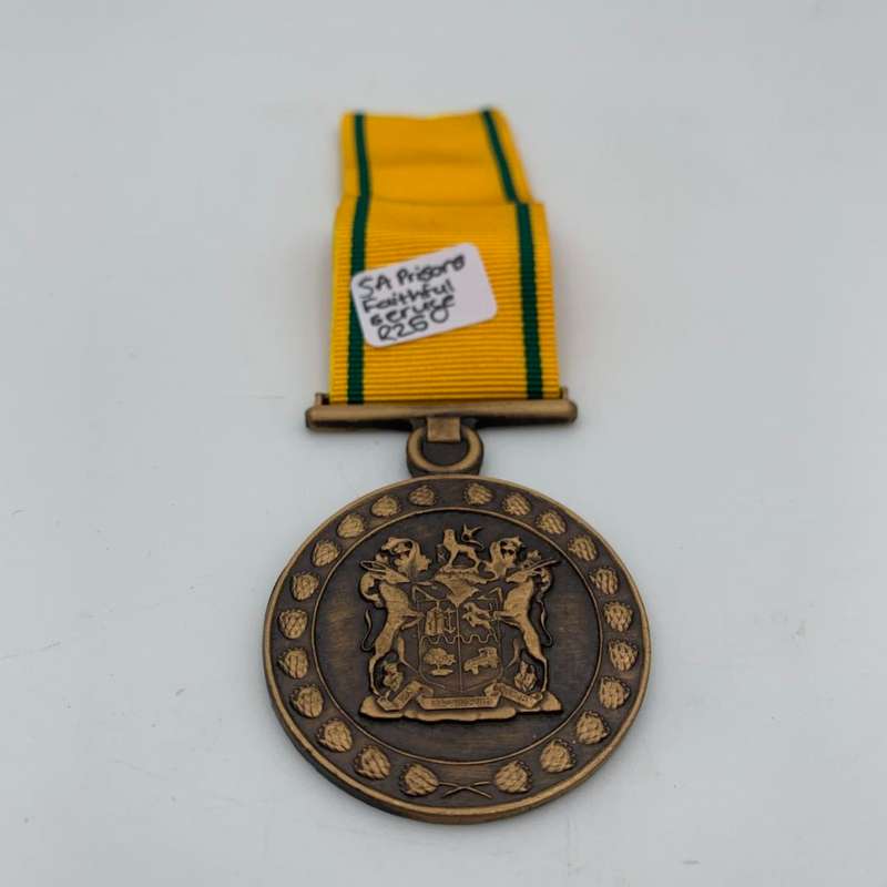 SA Prisons Faithful Service Medal