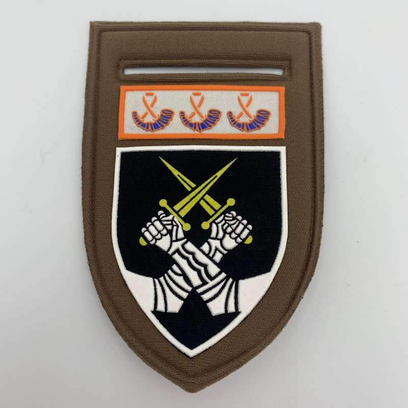 Regiment Bloemspruit + O.F.S. Comm. Bar Tupper Shoulder Flash