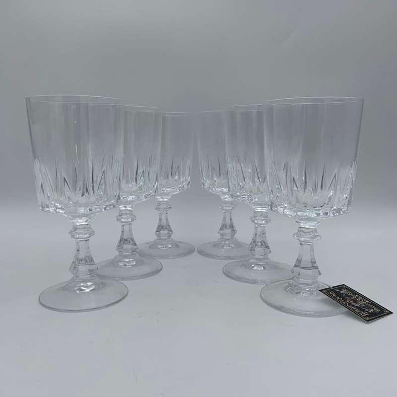 Crystal Wine Glasses Set of 6