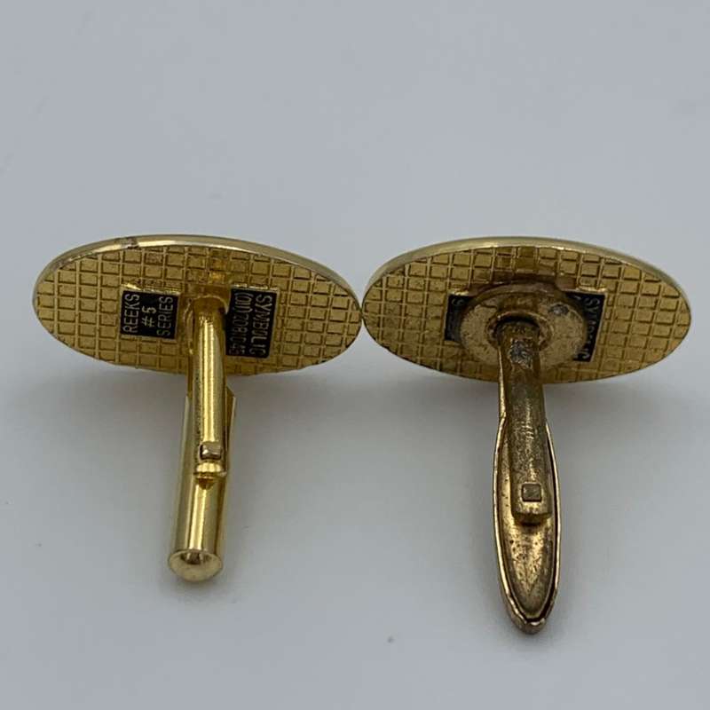 South African 735 10 Railway Cufflinks (Repaired)