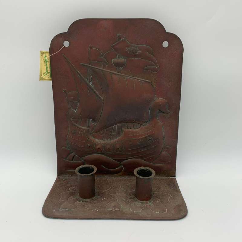 Copper Wall Sconce C.1900