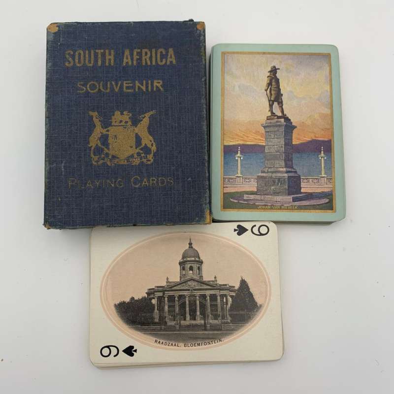 South Africa Souvenir 1910 Playing Cards