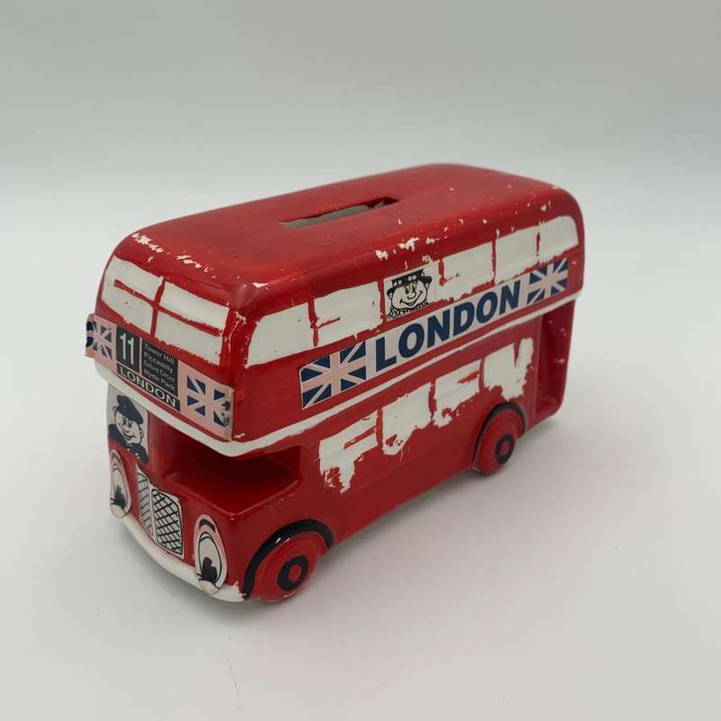 London Bus Piggy Bank
