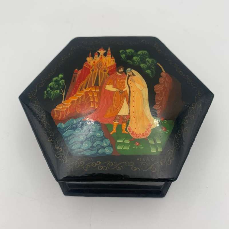 Hand Painted Trinket Box