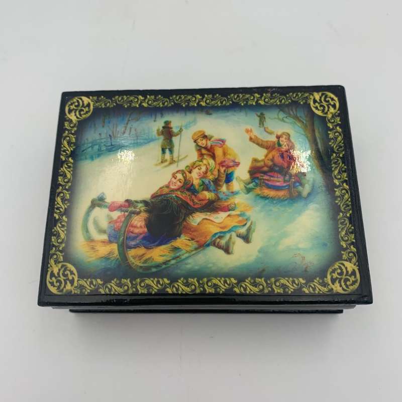 Hand Painted Trinket Box