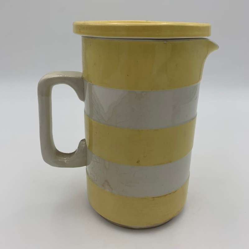 Cornish Ware Yellow Milk Jug (Cracked)