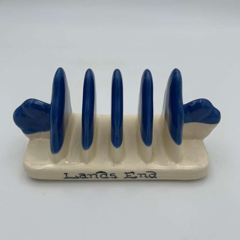 Domino Ware Toast Holder "Lands End"