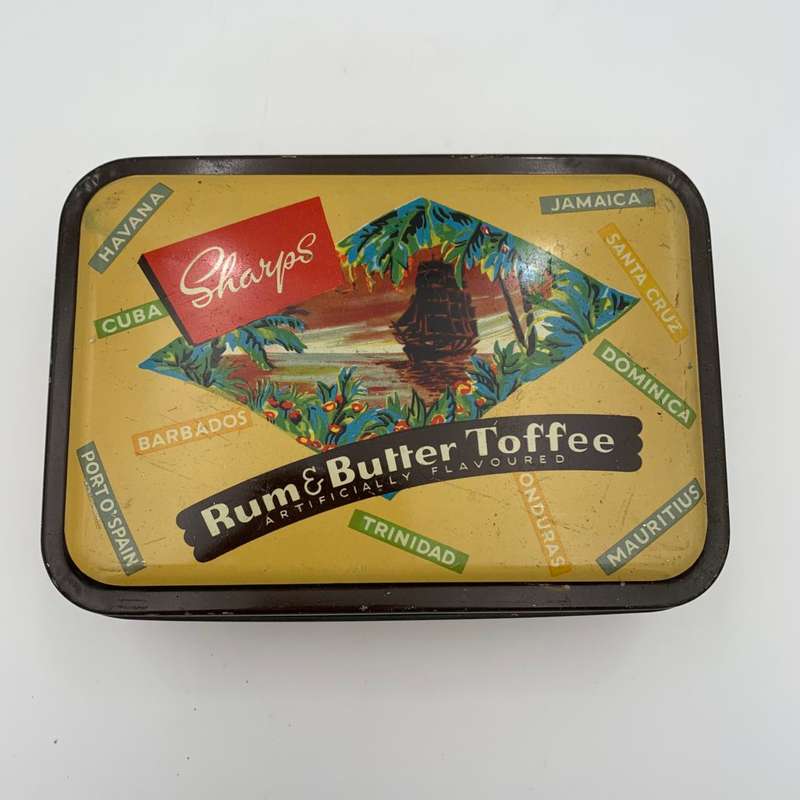 Sharps Rum & Butter Toffee Tin