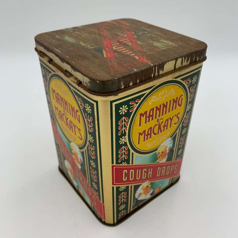 Manning Mackey's Cough Drops Tin