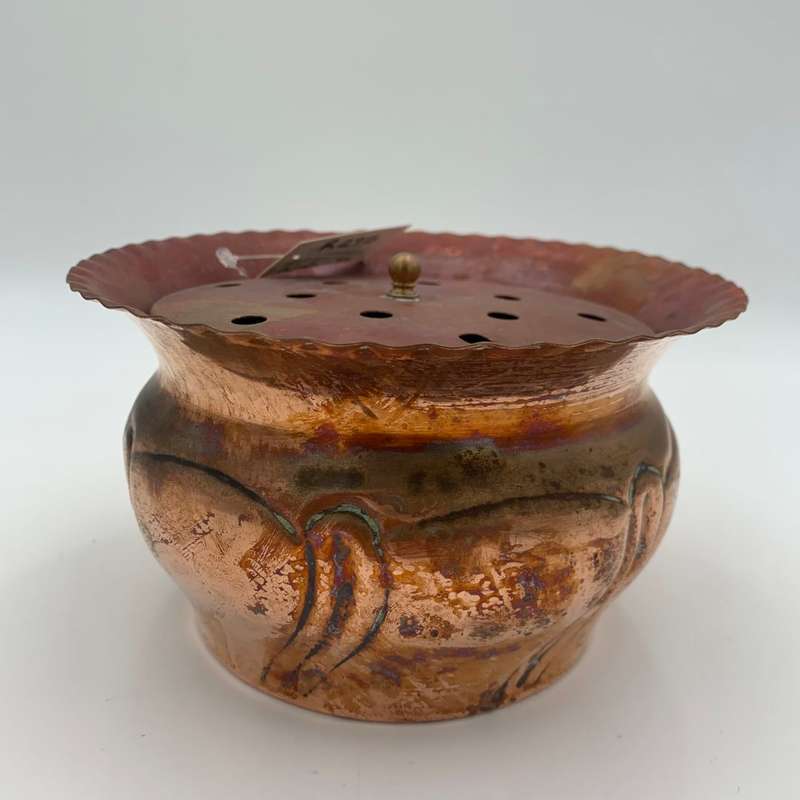 Copper Vase with Holes