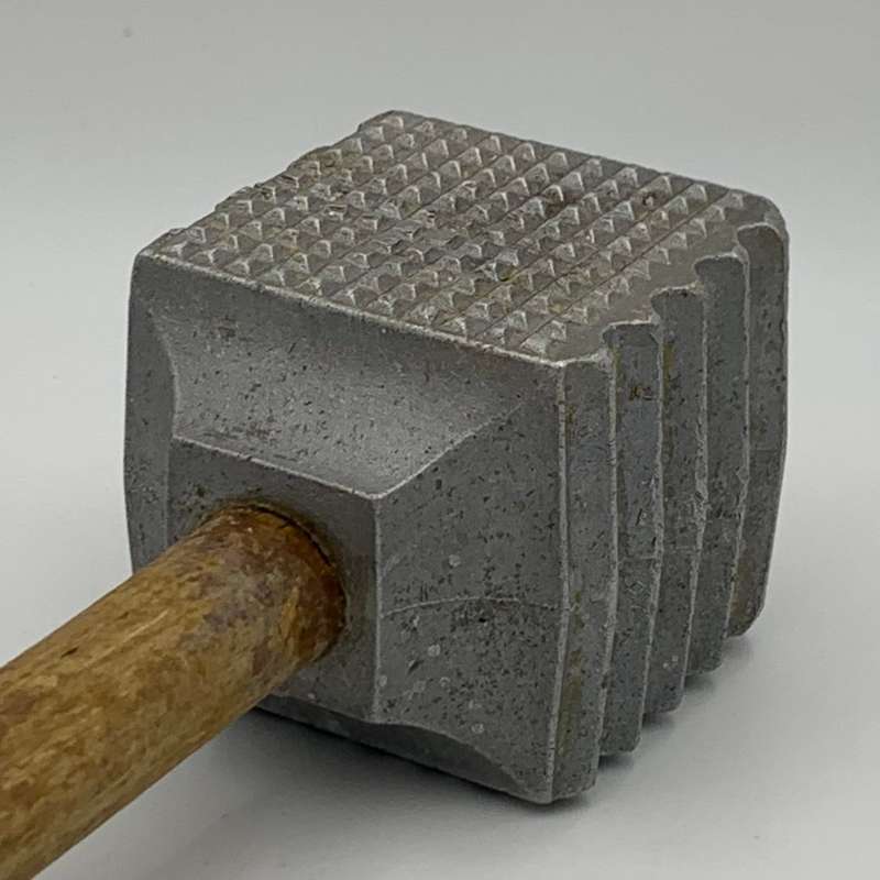 Meat Tenderizer with Wooden Handle