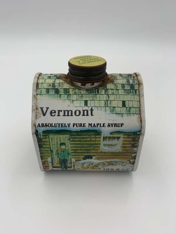 Vermont Absolutly Pure Maple Syrup Tin
