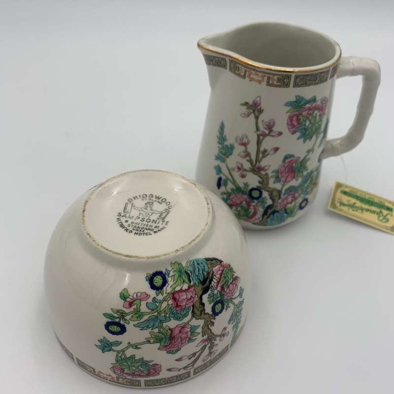 "Bridgewood" Milk Jug & Sugar Bowl
