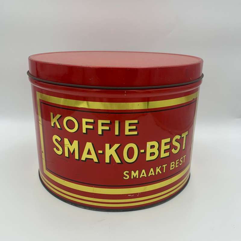 "Koffie Smaakt Best" Tin