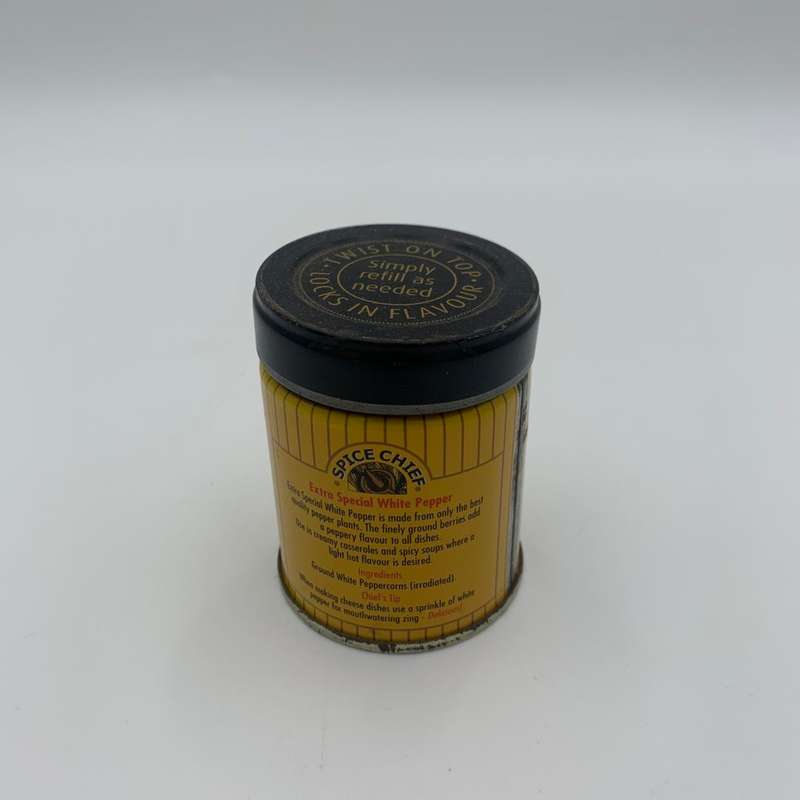 Spice Chief White Pepper Tin