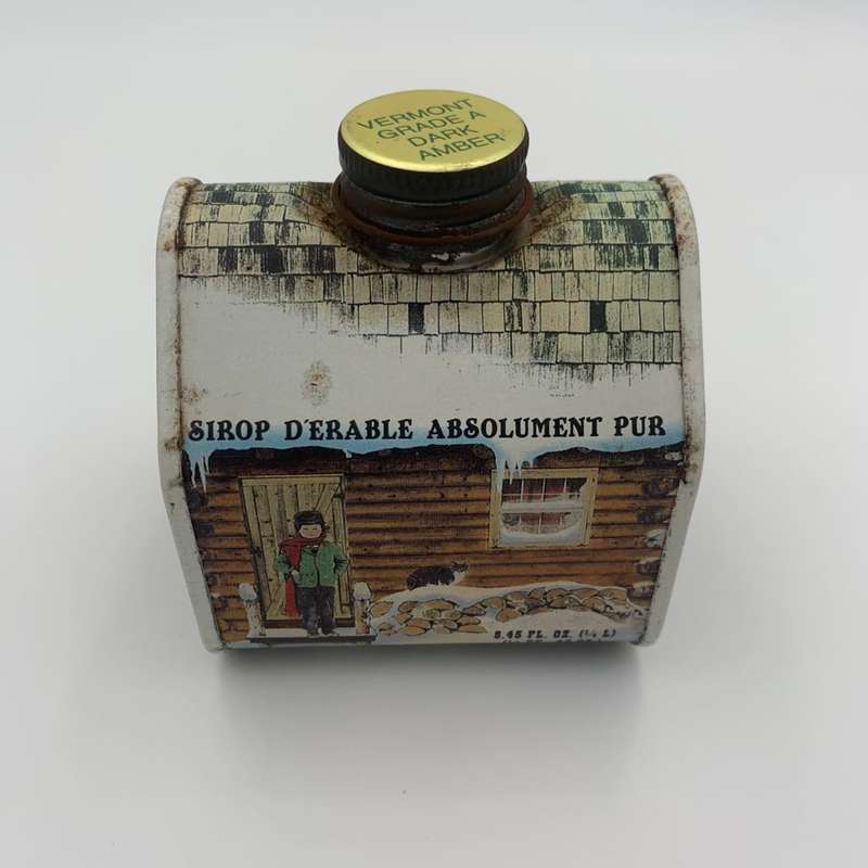Vermont Absolutly Pure Maple Syrup Tin