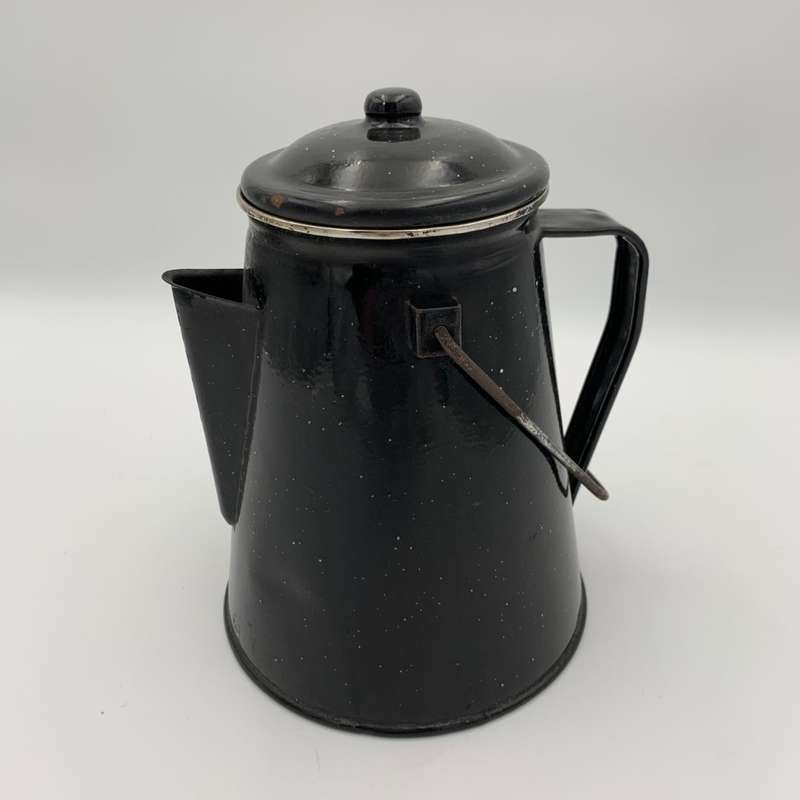 Black Enamel Jug