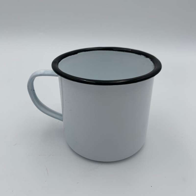 White Enamel Cup