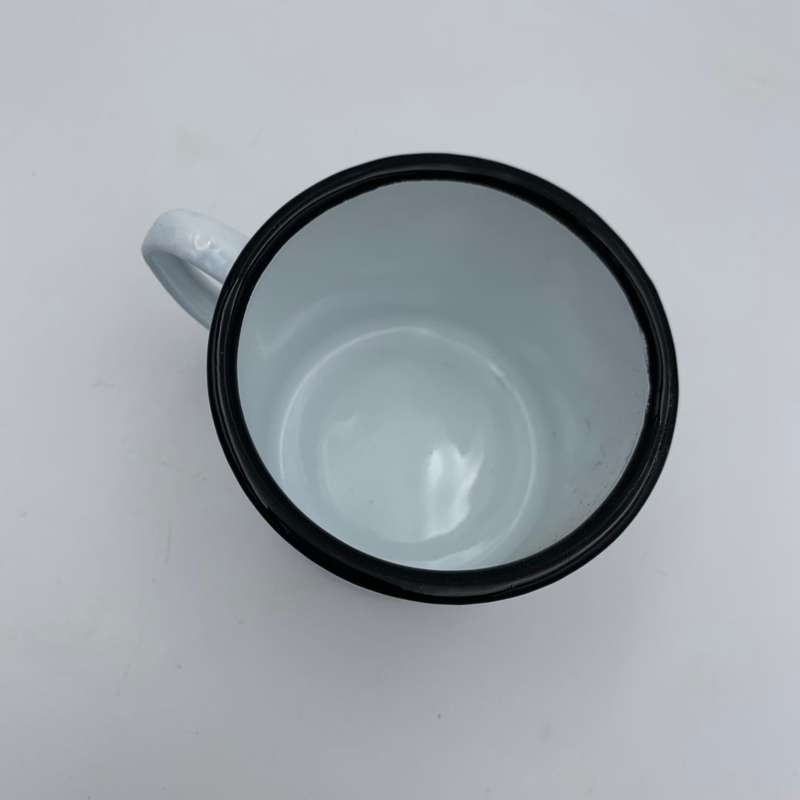 White Enamel Cup