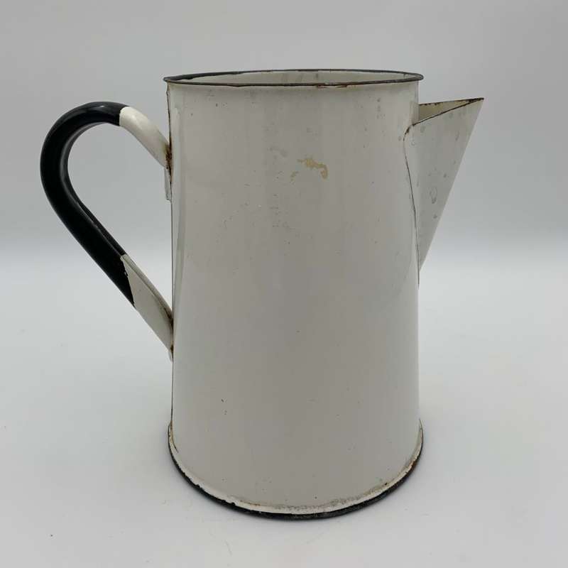 White Enamel Jug