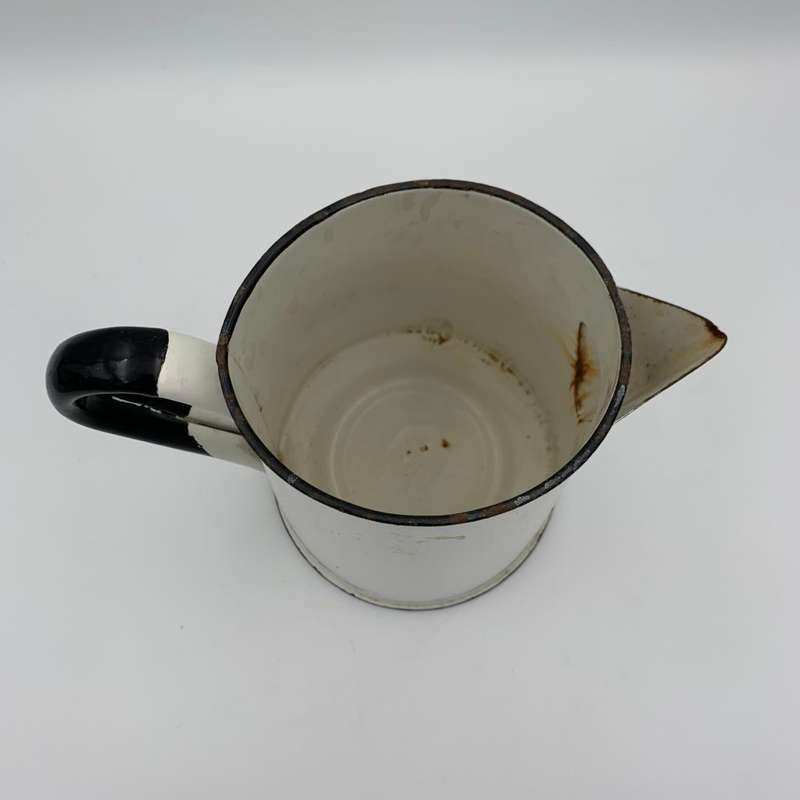White Enamel Jug