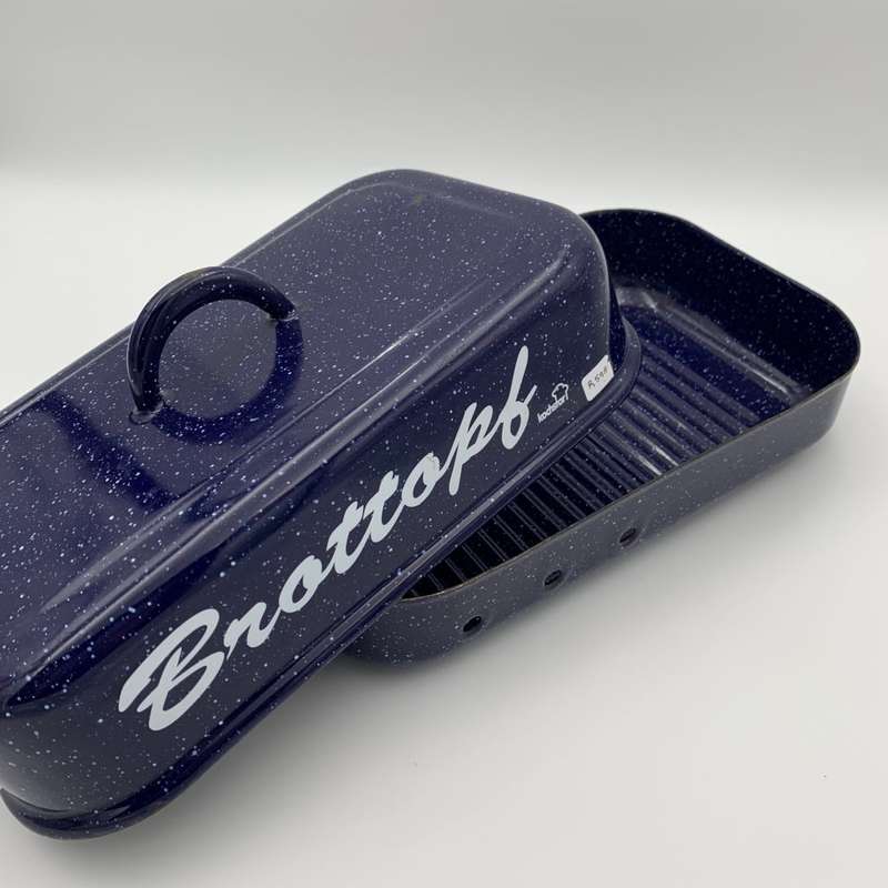 Enamel Blue Large "Brottopf" Dish