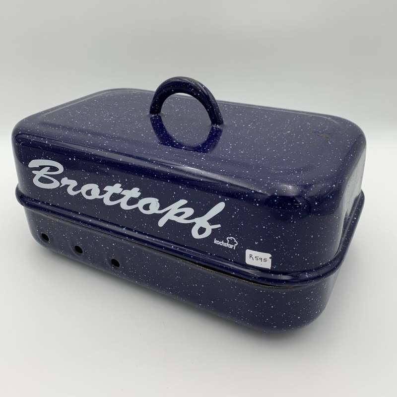 Enamel Blue Large "Brottopf" Dish