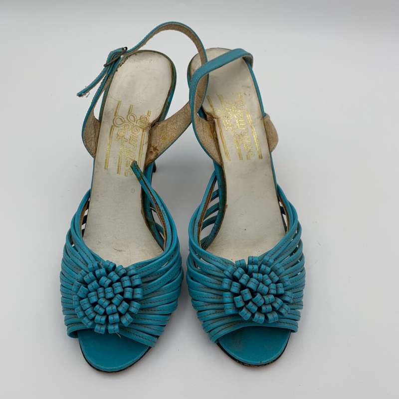 Blue High Heels