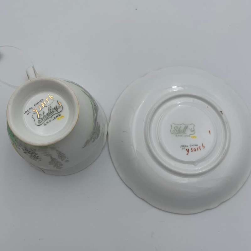 "Shelley" Demitasse Cup and Saucer