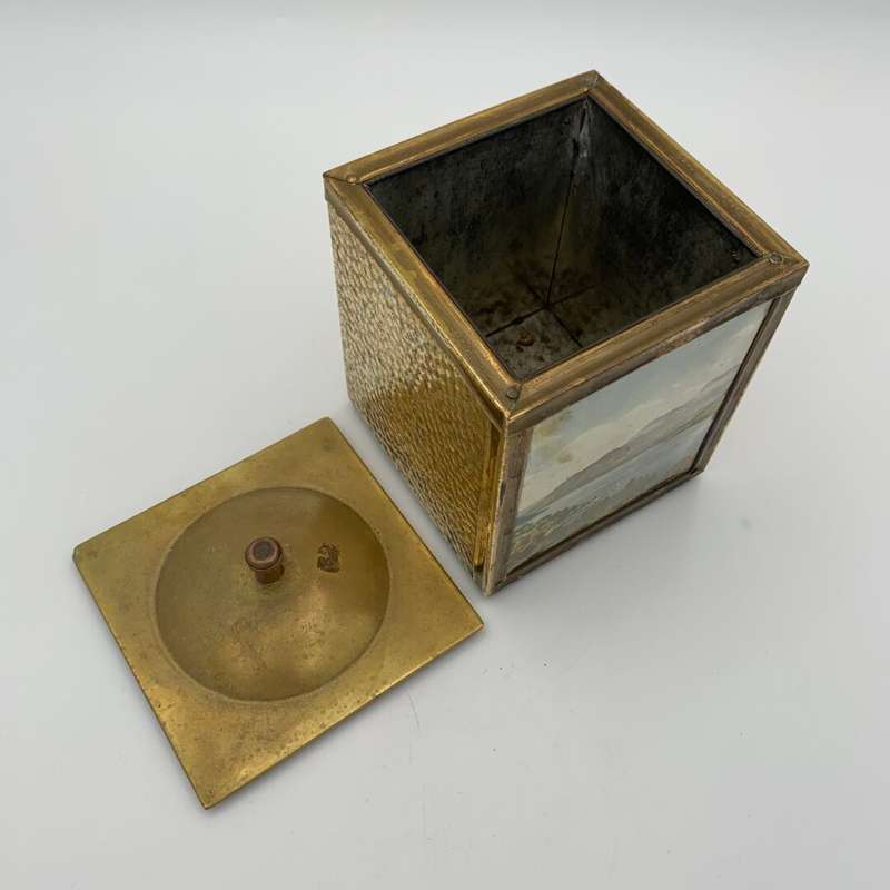 Brass Box with Picture