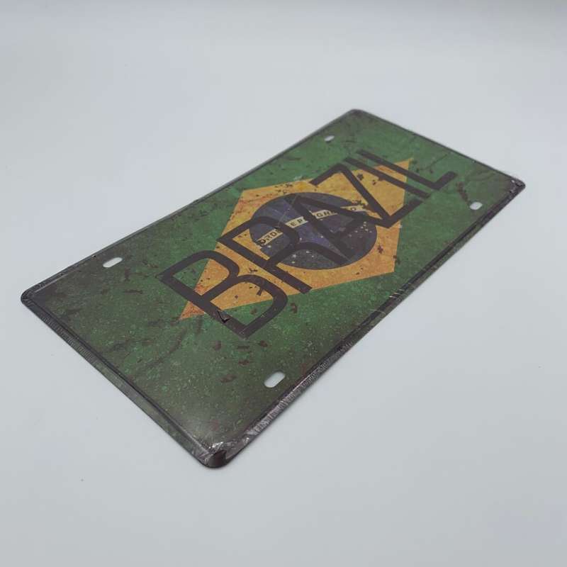 Brazil Tin Sign