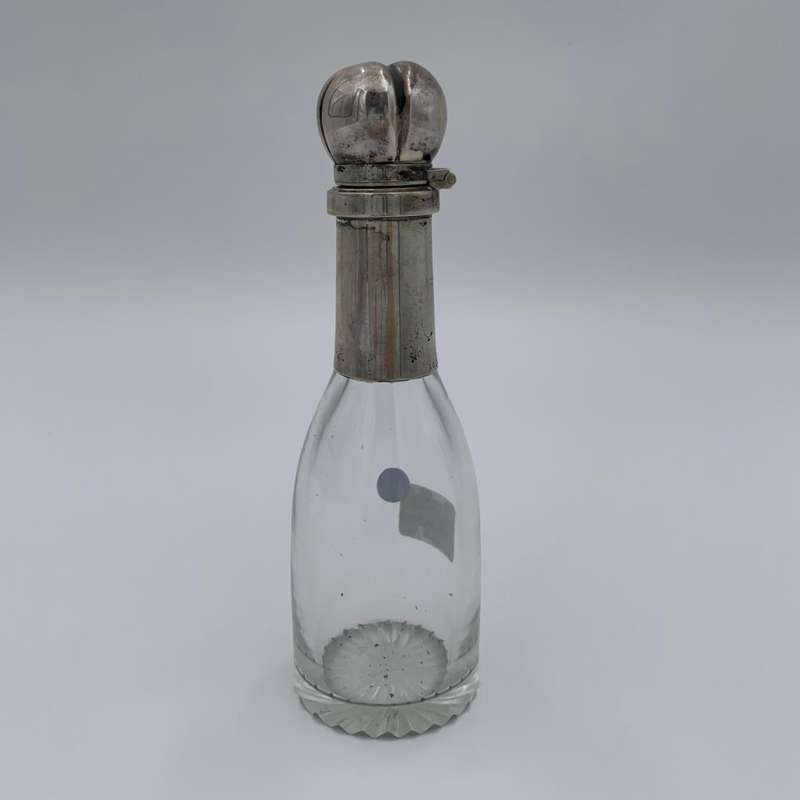 Perfume Bottle with Sterling Silver