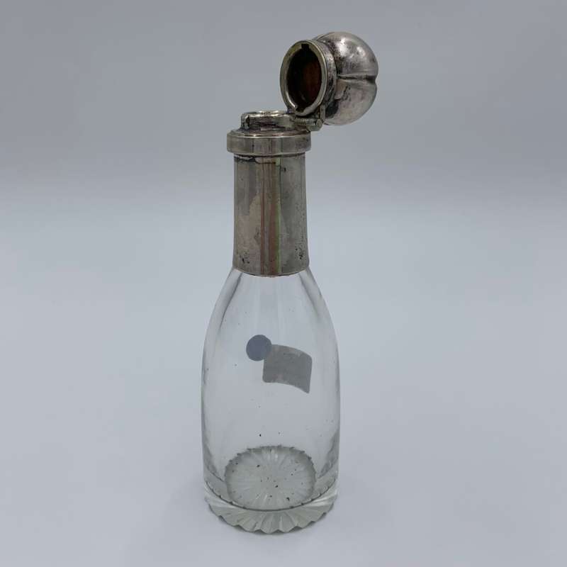 Perfume Bottle with Sterling Silver