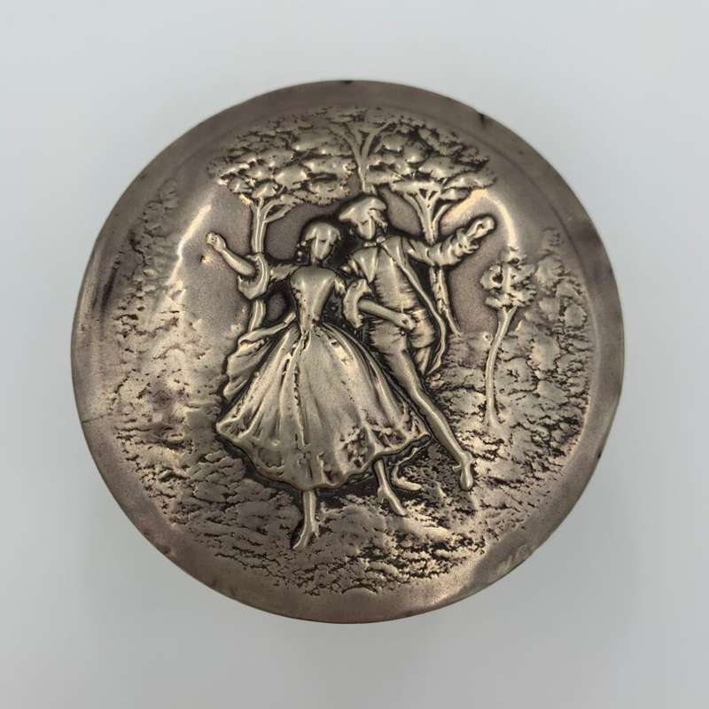 Sterling Silver Crystal Container